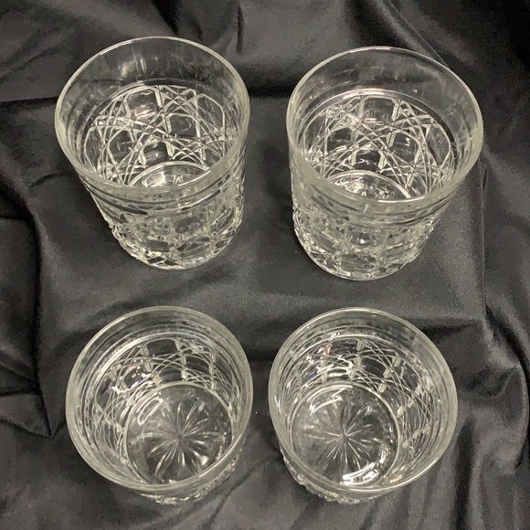 Set of 4 Luminarc Verrerie D'arques double old fashioned rocks / whiskey glasses - Picture 3 of 8